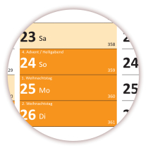 XXL Rainbow Wandkalender DIN A0 2028 - Classic 1