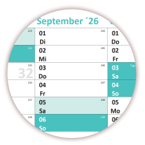 XXL Schuljahreskalender DIN B1 2026/27