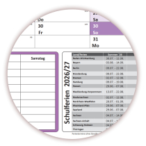 XXL Schuljahreskalender DIN B1 2026/27