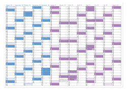 XL Schuljahreskalender DIN A1 2026/2027 ( gefaltet )