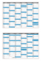 Tafelkalender DIN A5 - 2025