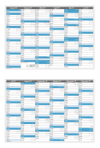 Tafelkalender DIN A5 - 2027