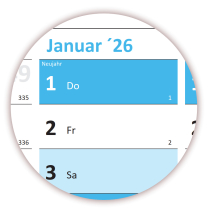L Rainbow Premium Classic2 Wandkalender 2026 <br>DIN A2 ( 420 x 594 mm )