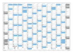 XXL Wandkalender DIN A0 2026 (blau2) - gefaltet
