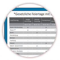 XXL Wandkalender 2024 - Classic-1 Blau