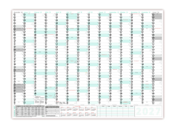 XXXL Wandkalender DIN B0 2027