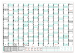 XXXL Wandkalender DIN B0 2028