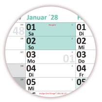 XXXL Wandkalender DIN B0 2027 + 2028
