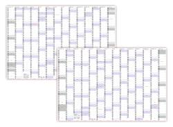 XXXL Wandkalender 2026 + 2027 Special A0 (1200x800mm) nass abwischbar