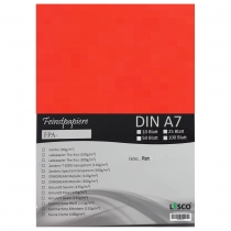 Gmund Transparent Rot - DIN A7  (100 Blatt)