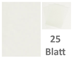 Gmund Transparent Weiss - DIN A7  (25 Blatt)