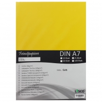Gmund Transparent Gelb - DIN A7  (100 Blatt)