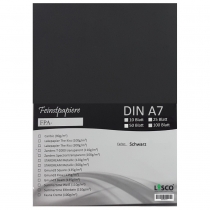 Gmund Transparent Schwarz - DIN A7  (100 Blatt)