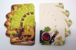 Bierdeckel quadratisch Wein 25 Stck