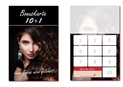 Bonuskarten Friseur zweiseitig ( BOK-410 / 50 Stck )
