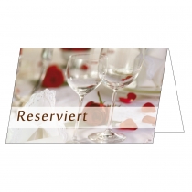 Tischkarten Reserviert - Restaurant-110 (50 Stk.)