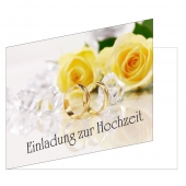 100 Einladungskarten A6 Hochzeit 4-Seitig (EKT-104)