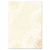 Farbiges Briefpapier Gelb Blumen-5008 (100 Blatt)