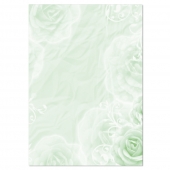 Farbiges Briefpapier Grn-Blumen-5009 (100 Blatt)