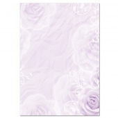 Farbiges Briefpapier Violett-Blumen-5010 (100 Blatt)