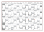 Grau Wandkalender DIN A1 2024 - Classic-2