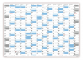 XXL Wandkalender DIN A0 2025 (blau2) - gefaltet