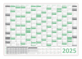 Green Wandkalender DIN A1 2025 - gerollt