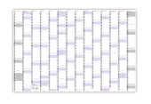 XXXL Wandkalender Special A0 (1200x800mm) 2027 nass abwischbar