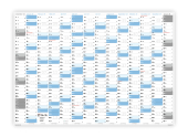 Blau Wandkalender DIN A1 2027 - Classic-2