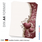Briefpapier Herzen-5088 (100 Blatt)
