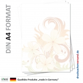 Briefpapier Blumen-5121 (100 Blatt)