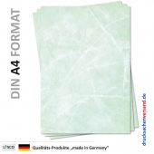 Briefpapier Farbig-Grn-5153b (DIN A4 / 100 Blatt) - Marmorpapier