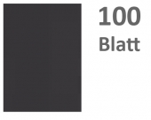 Caribic A3 Briefpapier Schwarz (100 Blatt)