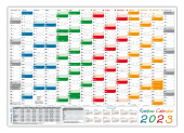 XXL Rainbow Wandkalender DIN A0 2023 - Classic1