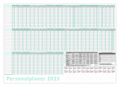 Urlaubsplaner / Personalplaner DIN B2 2025 nass abwischbar