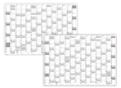 XL Wandkalender DIN A1 2027 + 2028 (grau2)