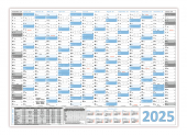 XXL Wandkalender 2025 - Classic-1 Hellblau
