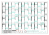 XXXL Wandkalender DIN B0 2028