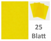 Gmund Transparent Gelb - DIN A7  (25 Blatt)