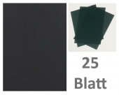 Gmund Transparent Schwarz - DIN A7  (25 Blatt)