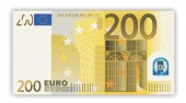 Poster 200 Euro Note